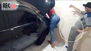 Mecânico tarado e pervertido atendendo a novinha com seu carro quebrado sozinhos na oficina!
