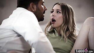 Teen Lily Larimar presented much older BF to the brush stepdad and he did not approve